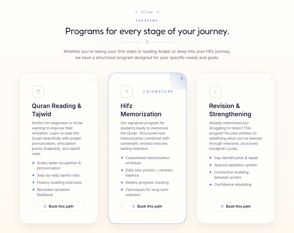 Site section showing different class levels and age groups